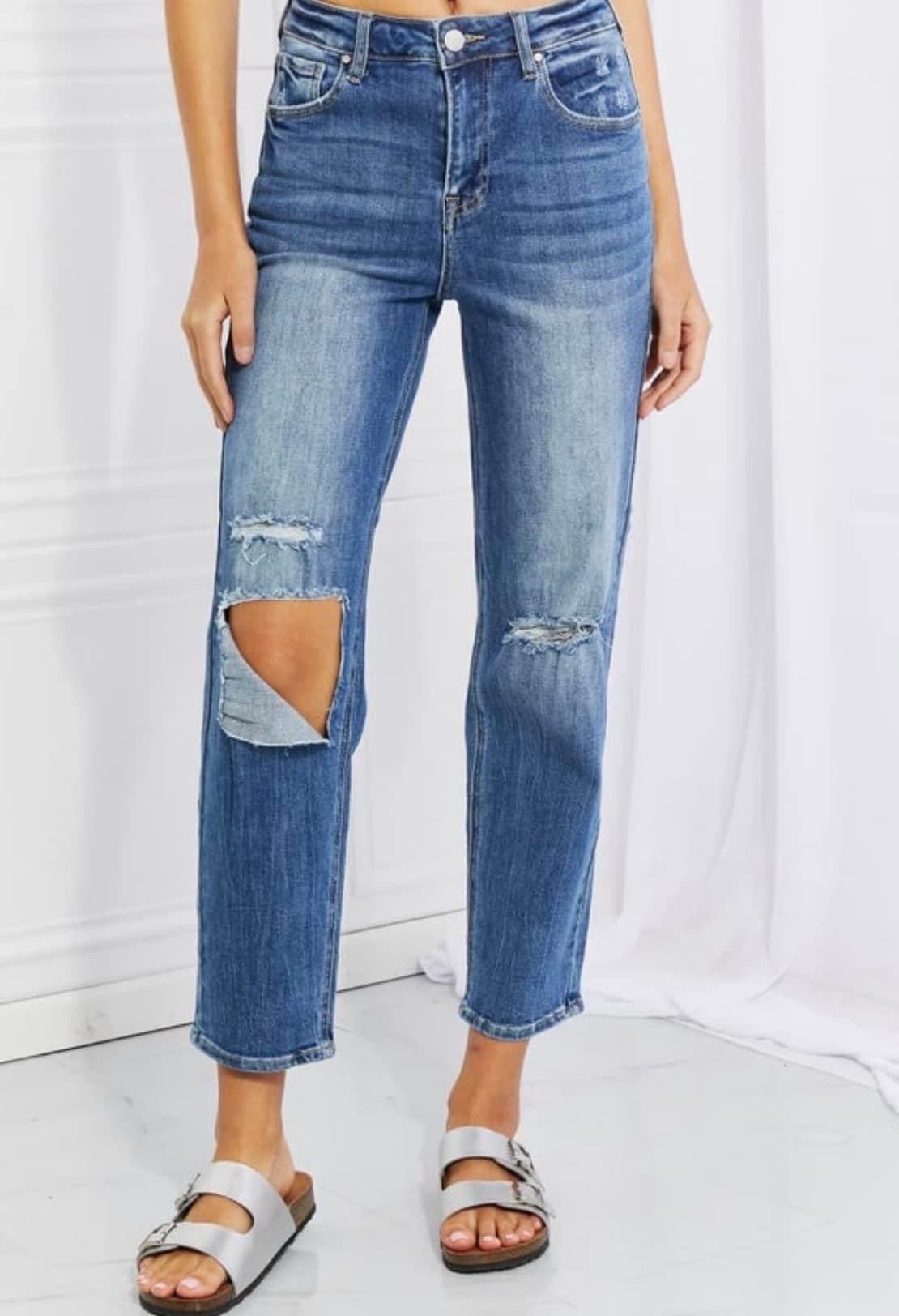 Risen Flappy Jeans (Closet) | Stef and Becs